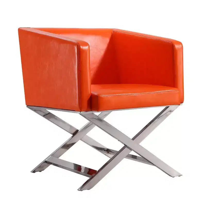 Lot de 2 chaises d'appoint de salon en similicuir Hollywood - Manhattan Comfort