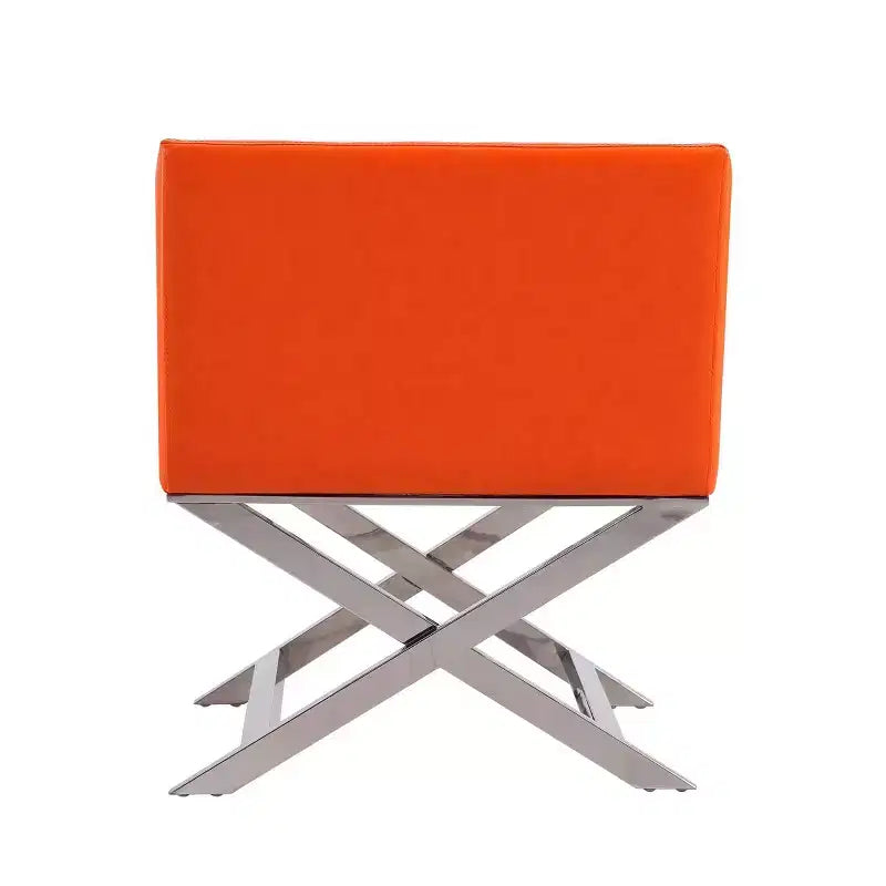 Lot de 2 chaises d'appoint de salon en similicuir Hollywood - Manhattan Comfort