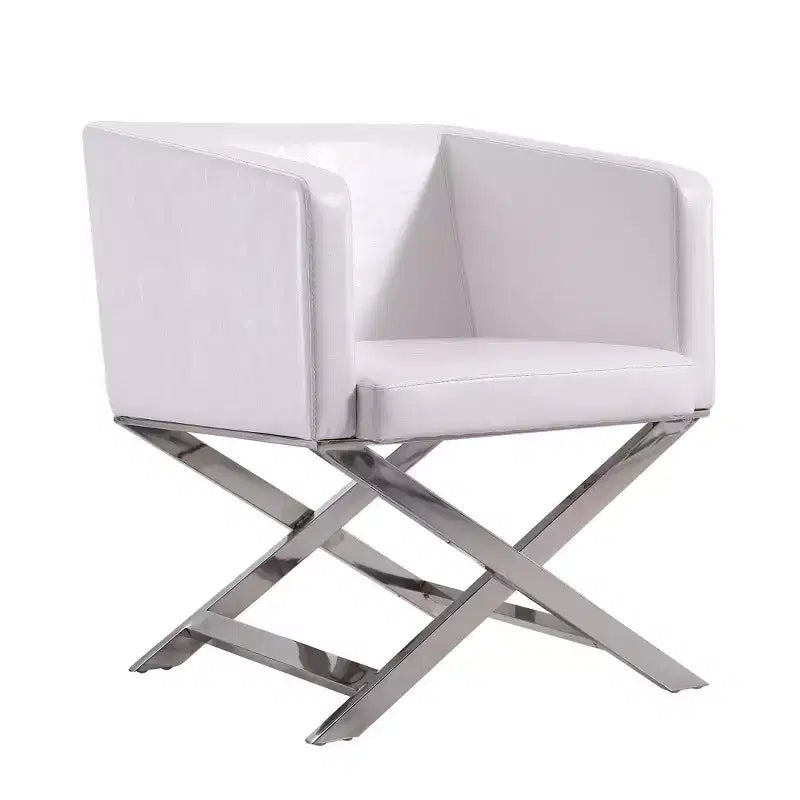 Lot de 2 chaises d'appoint de salon en similicuir Hollywood - Manhattan Comfort