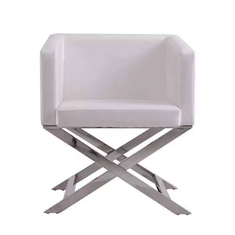 Lot de 2 chaises d'appoint de salon en similicuir Hollywood - Manhattan Comfort