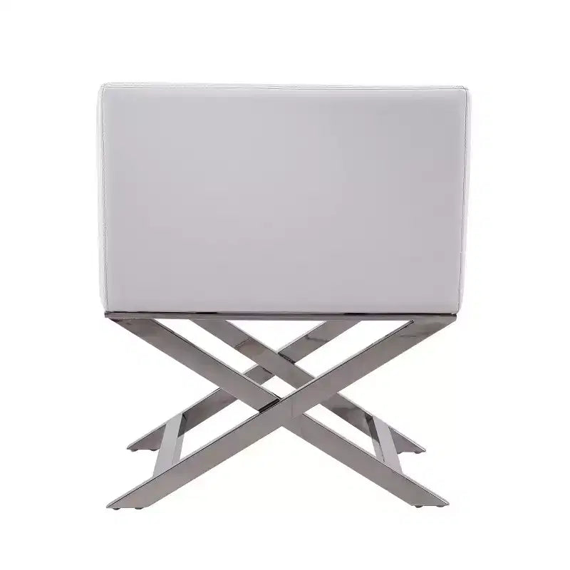 Lot de 2 chaises d'appoint de salon en similicuir Hollywood - Manhattan Comfort