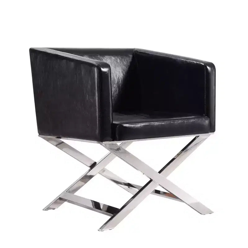 Lot de 2 chaises d'appoint de salon en similicuir Hollywood - Manhattan Comfort