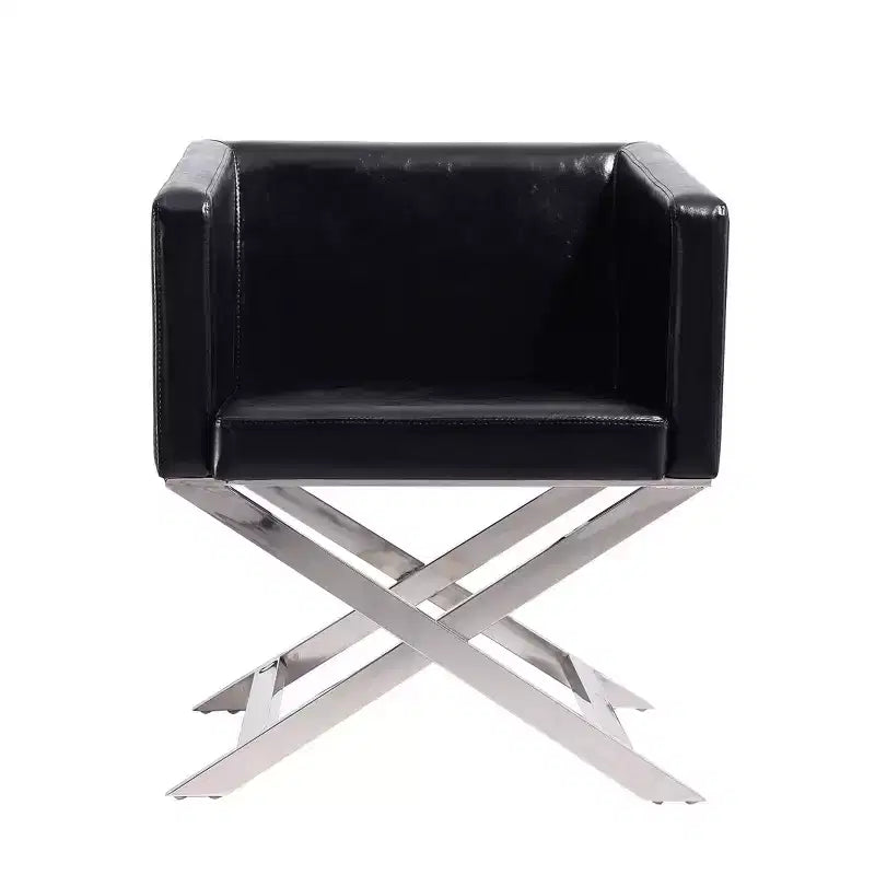 Lot de 2 chaises d'appoint de salon en similicuir Hollywood - Manhattan Comfort