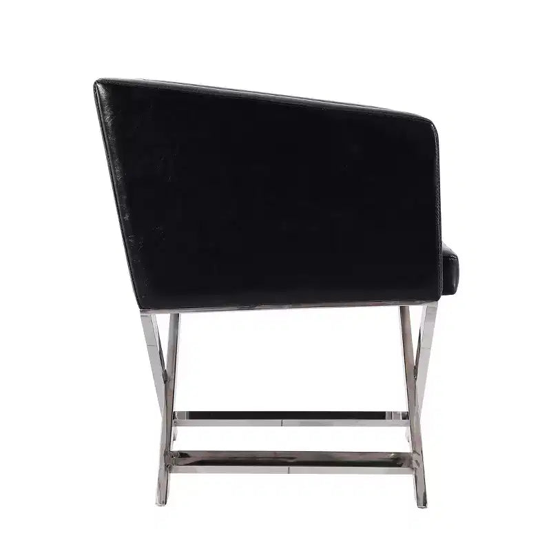 Lot de 2 chaises d'appoint de salon en similicuir Hollywood - Manhattan Comfort