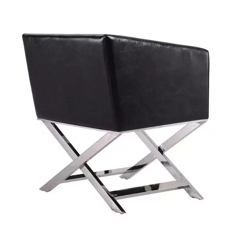 Lot de 2 chaises d'appoint de salon en similicuir Hollywood - Manhattan Comfort