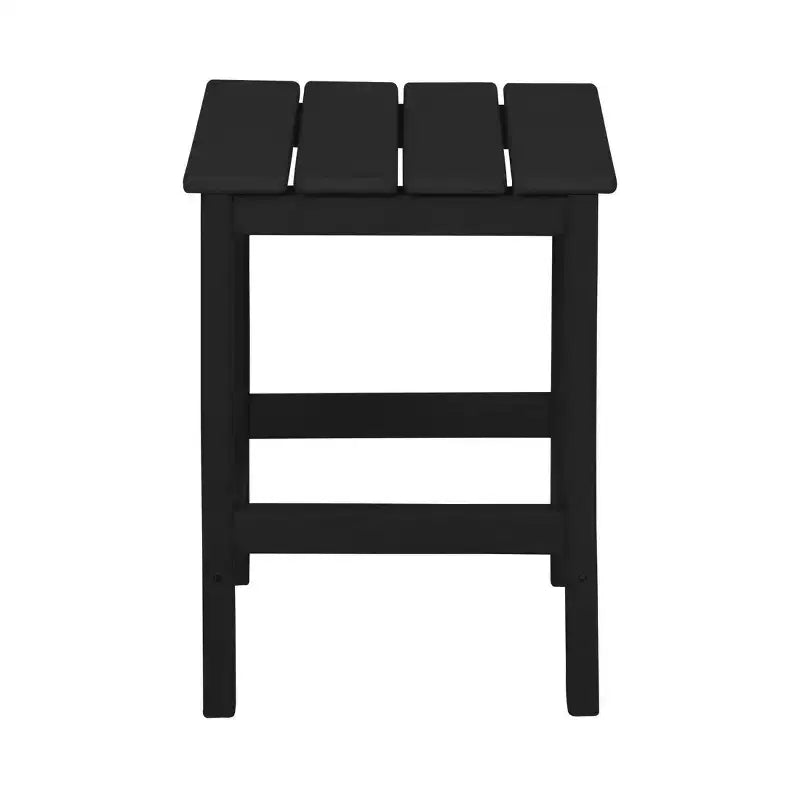 WestinTrends Ensemble de 2 chaises longues de patio en polythène avec table d'appoint