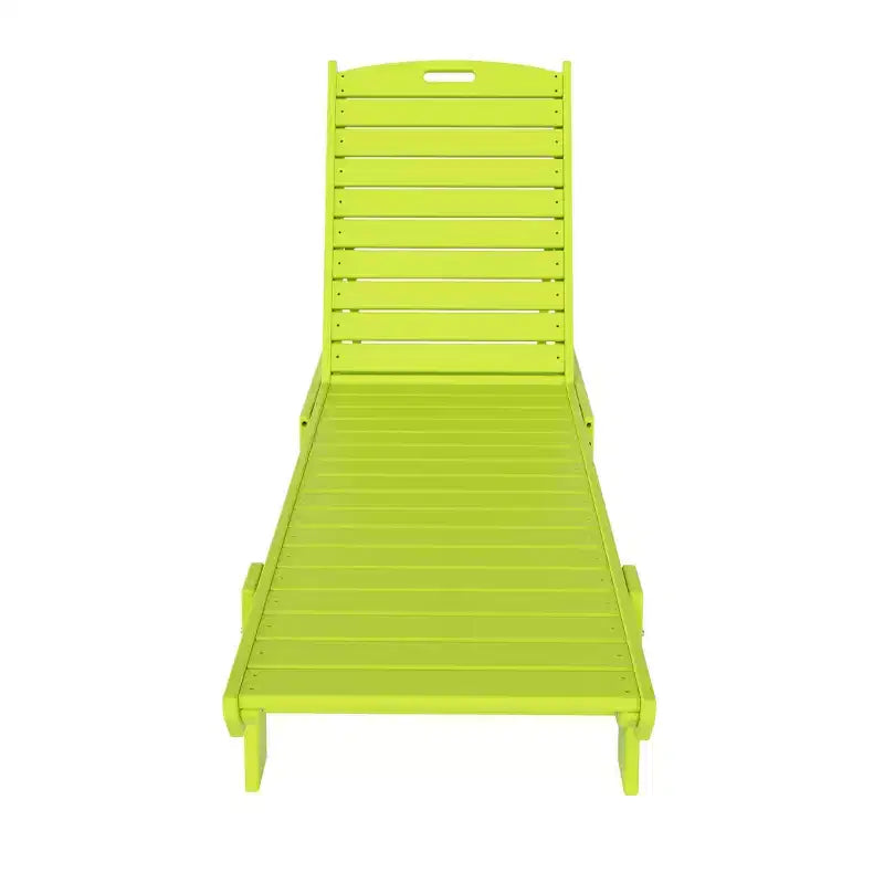WestinTrends Ensemble de 2 chaises longues de patio en polythène avec table d'appoint