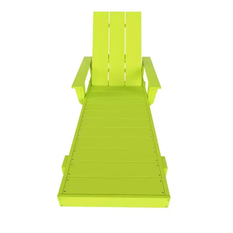 Ensemble de chaises longues inclinables modernes WestinTrends Ashore en polyéthylène avec table d'appoint