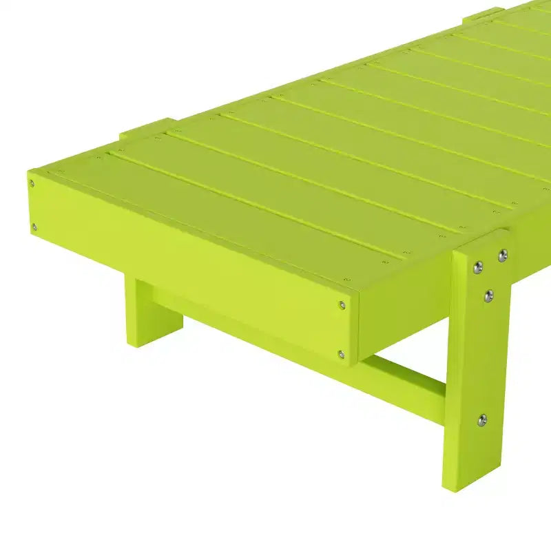 Ensemble de chaises longues inclinables modernes WestinTrends Ashore en polyéthylène avec table d'appoint