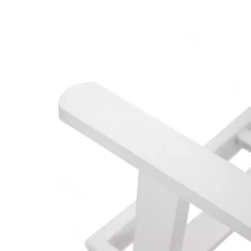 LeisureMod Walbrooke Modern Outdoor Armchairs - Set of 2 Rust-Proof White Aluminum Patio Chairs with Wide Armrests and All-Weather Design