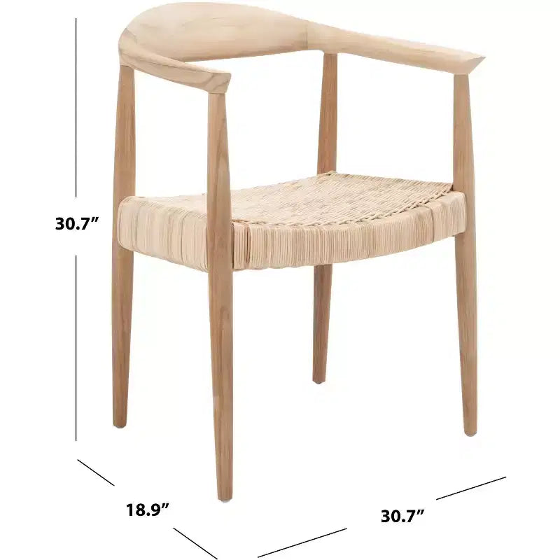 Renga Rope Rattan Accent Chair - ACH1006 - Natural - Safavieh