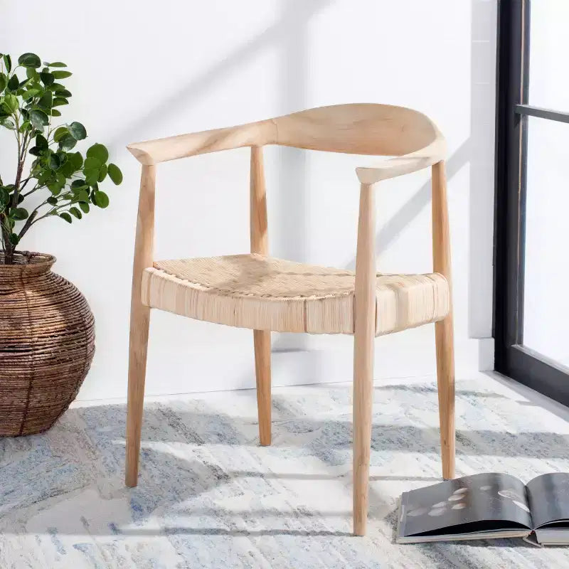 Renga Rope Rattan Accent Chair - ACH1006 - Natural - Safavieh