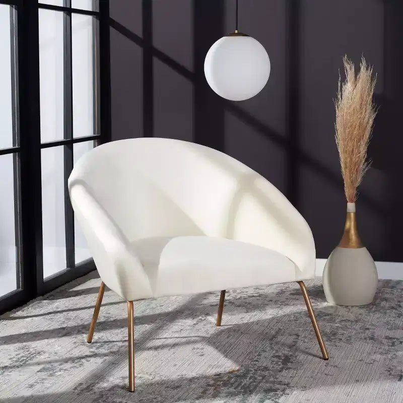 Mandi Velvet Accent Chair - ACH6204 - Safavieh