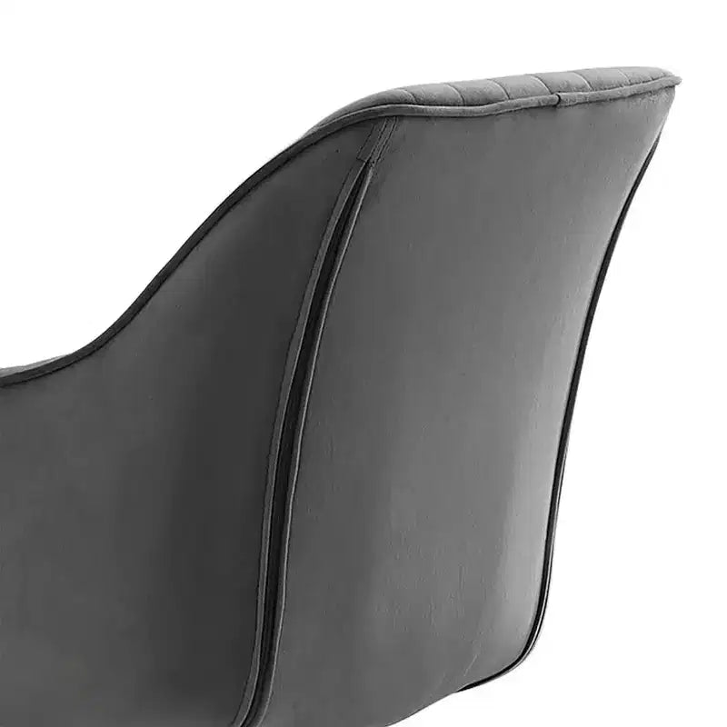 Fauteuil d'appoint pivotant à 360° HOMLUX Pyramid, style milieu de siècle, revêtu de velours confortable - Pieds plaqués or pour chambre, bureau, salle à manger