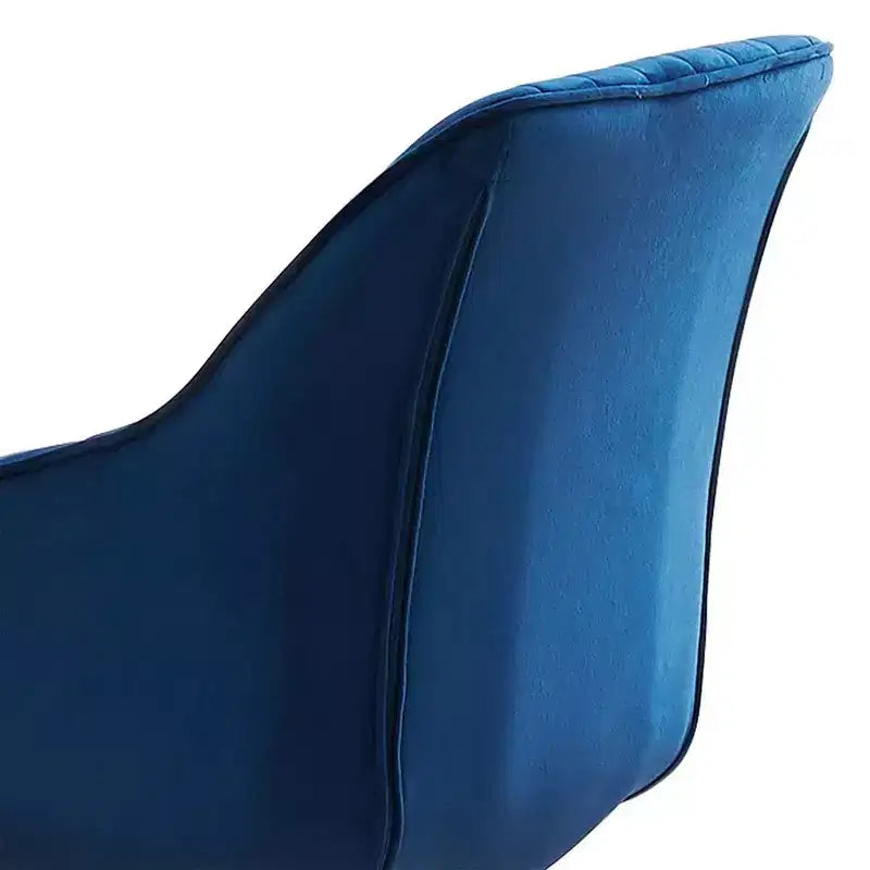 Fauteuil d'appoint pivotant à 360° HOMLUX Pyramid, style milieu de siècle, revêtu de velours confortable - Pieds plaqués or pour chambre, bureau, salle à manger