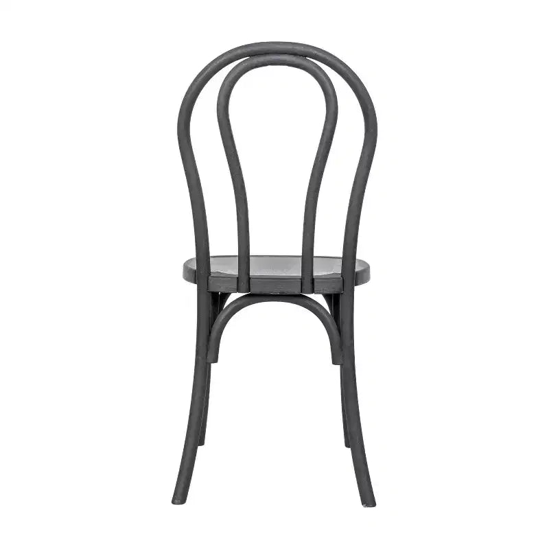 Flash Furniture HERCULES 2 Pack Commercial Indoor/Outdoor Wood Look Resin Thonet Style Chair