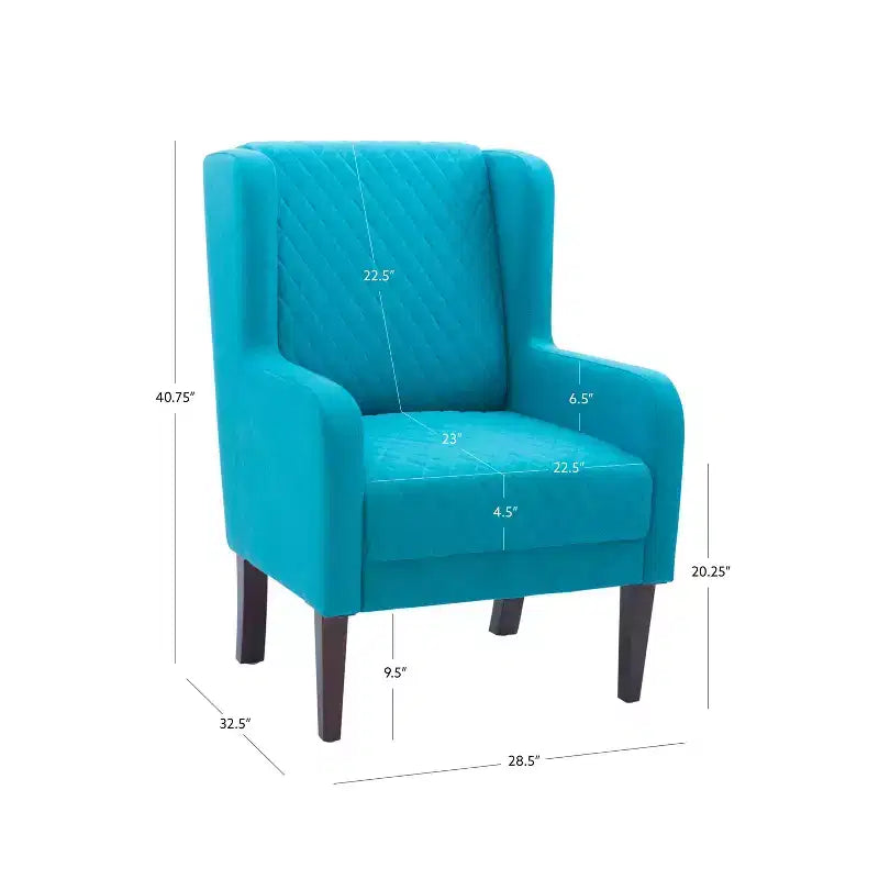 Powell Cybele Upholstered Wingback Accent Chair