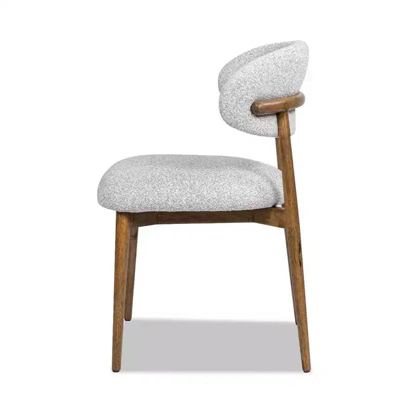 Jennifer Taylor Home Locke 20.5 Modern Upholstered Dining Chair with Wood Frame