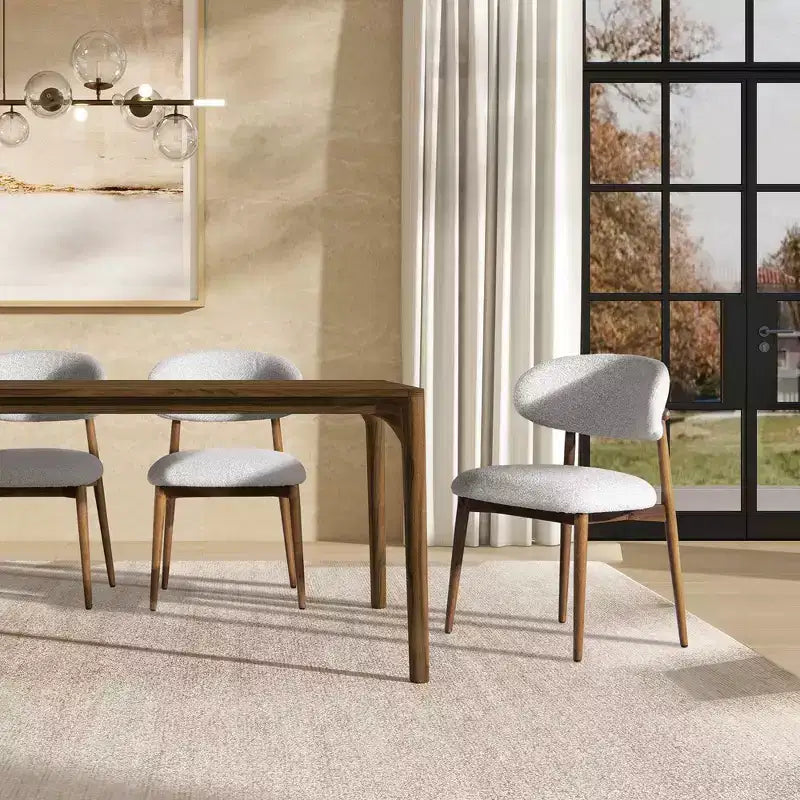Jennifer Taylor Home Locke 20.5 Modern Upholstered Dining Chair with Wood Frame