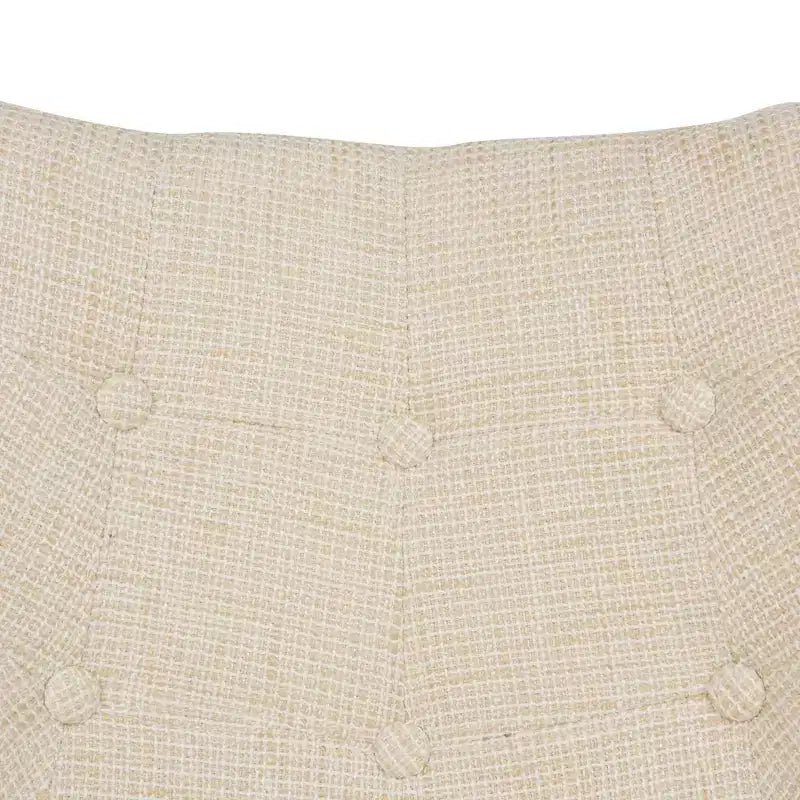 LeisureMod Willow Nursery Rocking Chair in Twill Fabric/Velvet Upholstery - Eiffel Ash Wood Base, Plus Comfort, Perfect for Nurseries