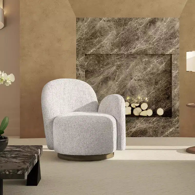 Jennifer Taylor Home Duo 31.5 RAF One-Arm Swivel Accent Chair