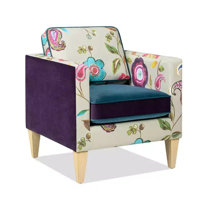 Jennifer Taylor Home Mamba 28 Patchwork Accent Chair