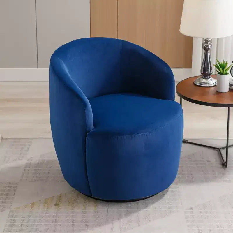 Fauteuil d'appoint en tissu Teddy, Fauteuil paresseux simple avec accoudoirs, Fauteuils de loisirs confortables avec anneau en métal thermolaqué noir
