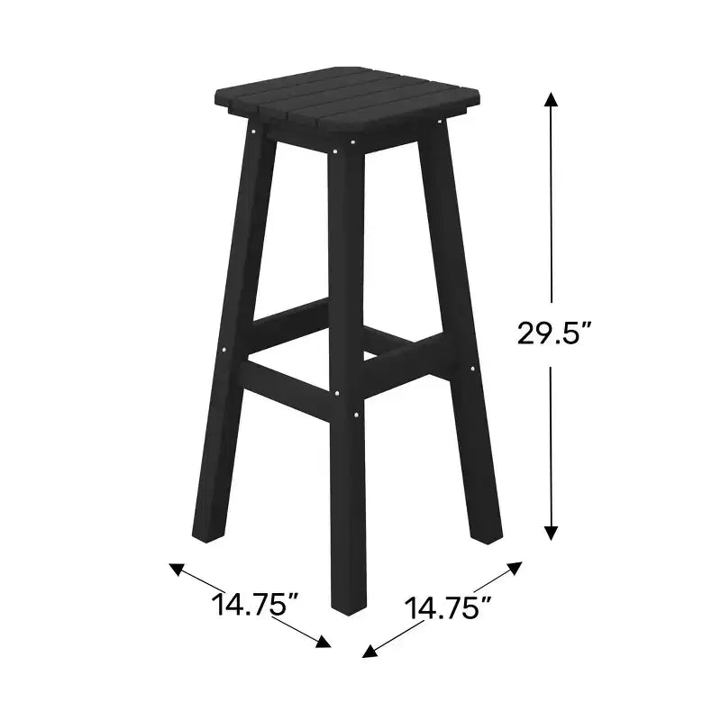 Ensemble de salle à manger de bar WestinTrends Malibu en PEHD pour patio extérieur toutes saisons (5 pièces)