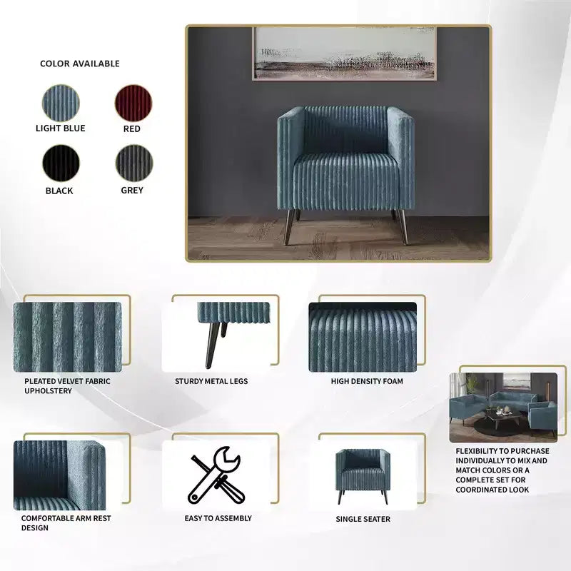 ChaletPosh Velvet Chair