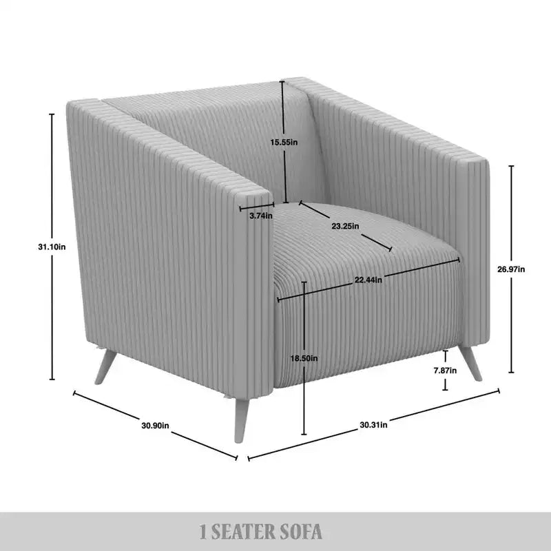 ChaletPosh Velvet Chair