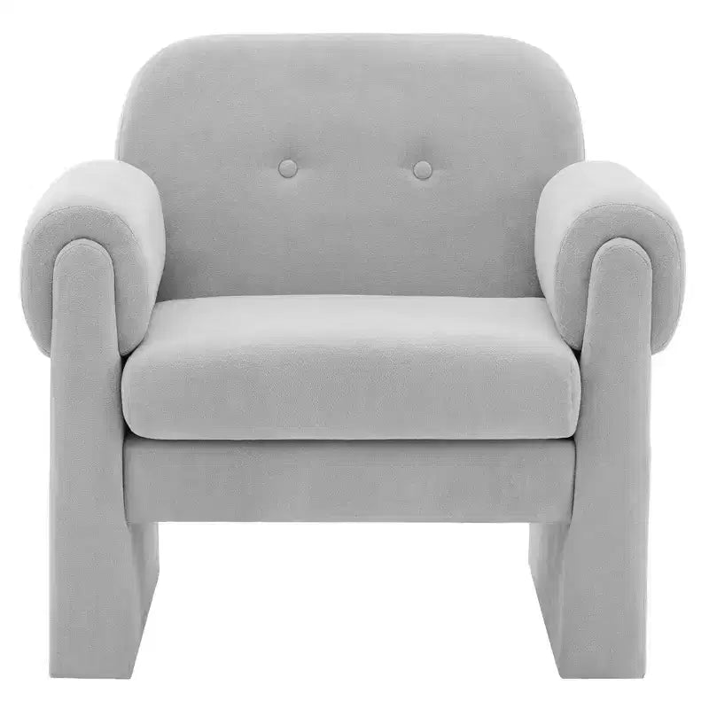 Hyleory Downy Fluffy Cloud Upholstered Accent Chair,Armchair for Bedroom Reception Area Reading Room Living Room