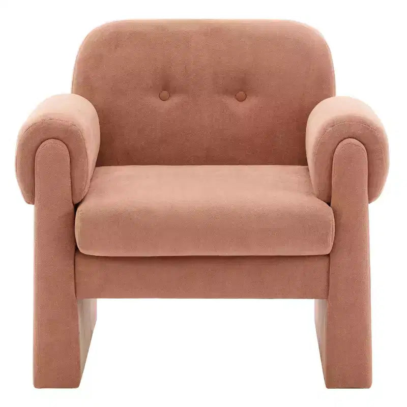 Hyleory Downy Fluffy Cloud Upholstered Accent Chair,Armchair for Bedroom Reception Area Reading Room Living Room