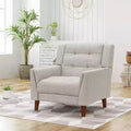 Modern Armchair, Accent Chair,Button Tufted Upholstered Armchair With Wooden Tapered Legs,30.50'' x 31.50'' x 32.50''(2.54*2.63*2.71ft)