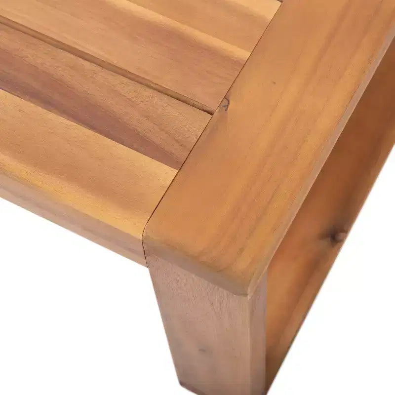 Christopher Knight Home Paloma Canapé deux places et table d'extérieur en bois d'acacia avec coussins