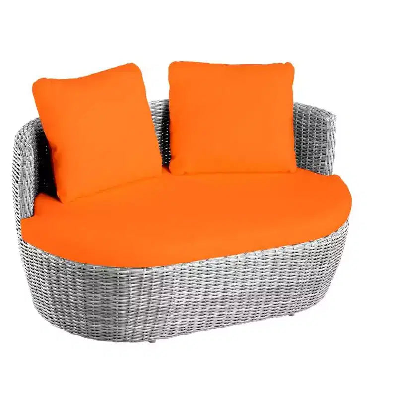 Ensemble pouf Jiallo Romantic Collection de 6 pièces pour l'extérieur
