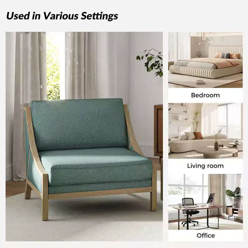 Lot de 2 fauteuils Winston avec assise modulable | HULALA HOME