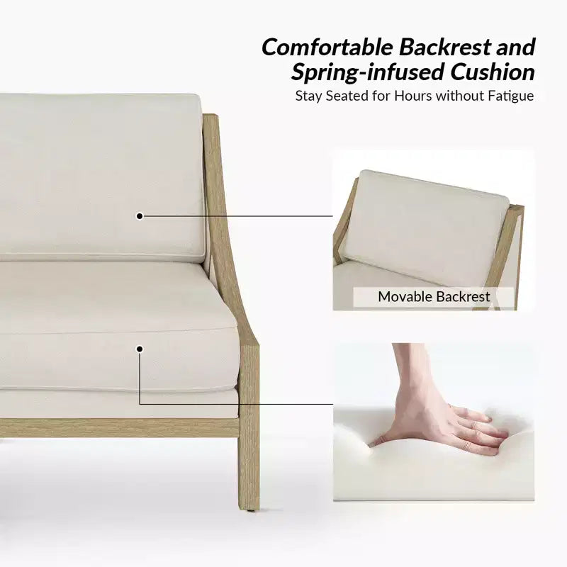 Winston Armchair With Flexible Seating| HULALA HOME