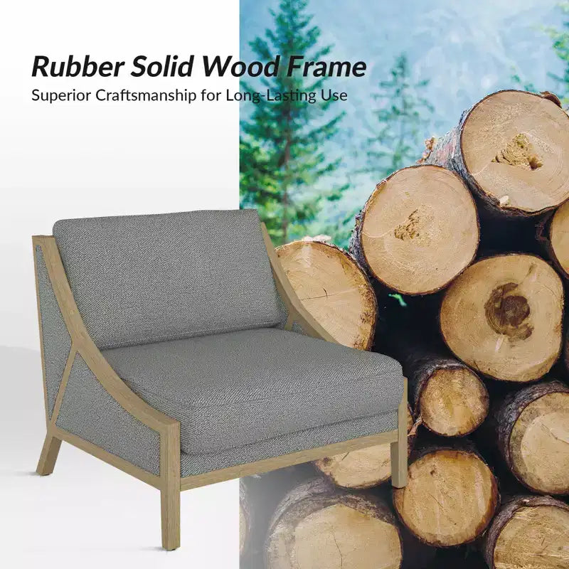 Winston Armchair With Flexible Seating| HULALA HOME