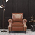Christopher Knight Home Dowd Faux Leather Club Chair with Nailhead Trim