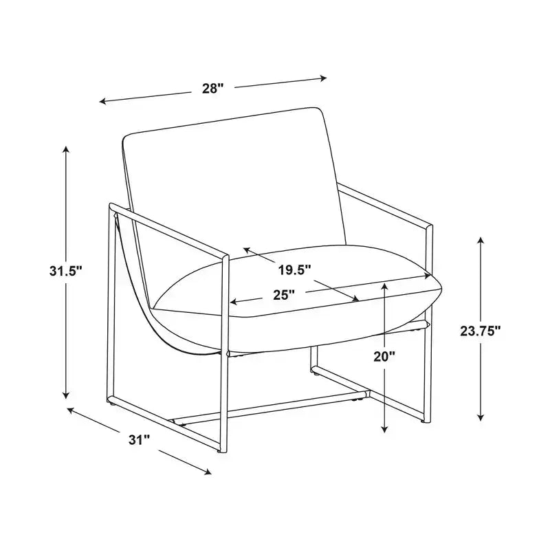 Metal Framed Sling Chair - Room Essentials