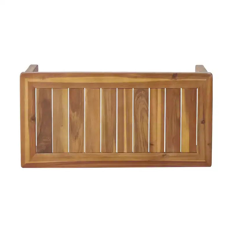 Christopher Knight Home Louver Ensemble deux pièces causeuse et table basse d'extérieur en acacia avec coussins