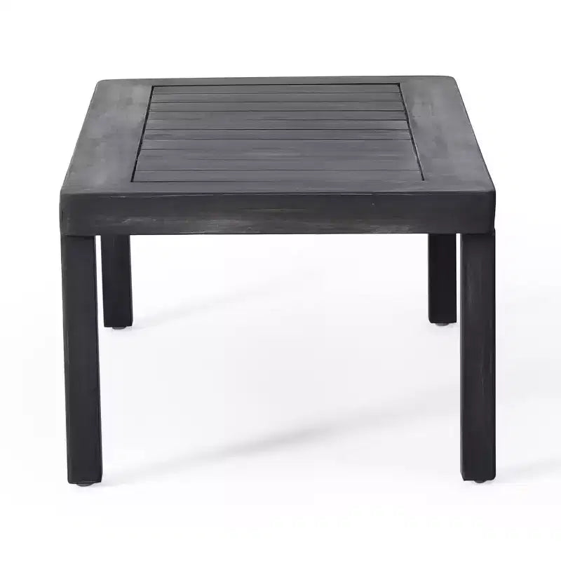 Christopher Knight Home Louver Ensemble deux pièces causeuse et table basse d'extérieur en acacia avec coussins