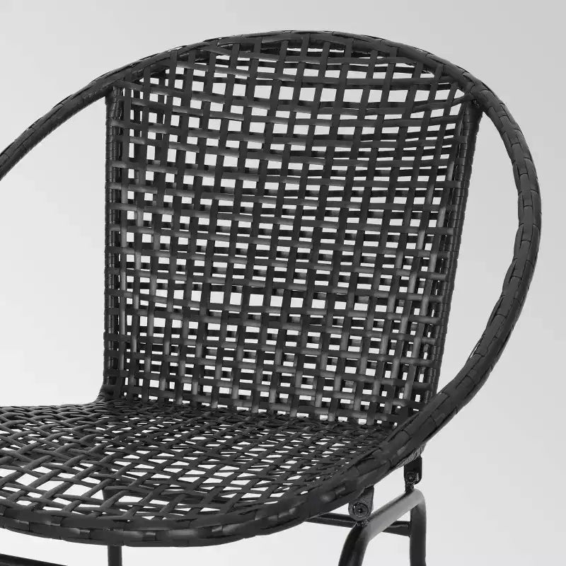 Salon de jardin Java 3 pièces en fausse résine tressée moderne - Christopher Knight Home