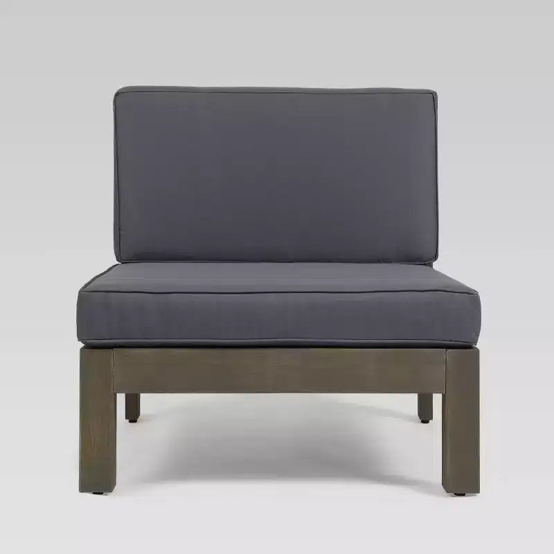 Christopher Knight Home Brava Ensemble modulable 3 pièces causeuse et table en acacia