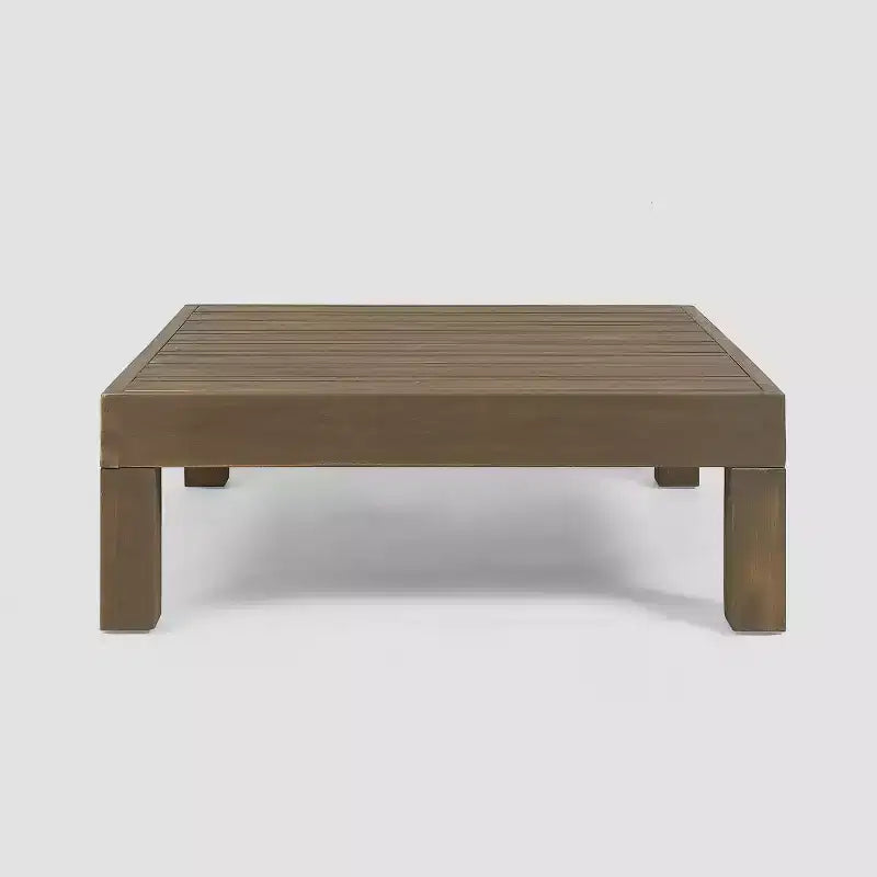 Christopher Knight Home Brava Ensemble modulable 3 pièces causeuse et table en acacia